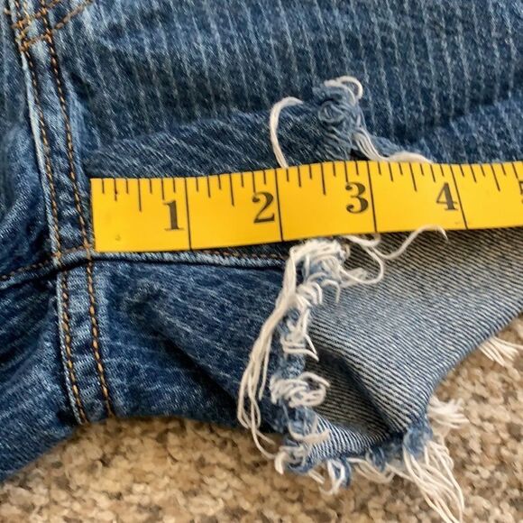 Levi's 501 Striped Denim Shorts Size 28 Waist NWOT - Picture 12 of 12